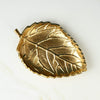 Gold leaf trinket dish