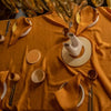 Organic Linen Tablecloth Saffron NAMI Home