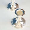 Silver plated candlestick holders Perla