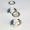 Silver plated candlestick holders Perla