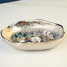  Silver toned jewellery trinket dish NAMI Home