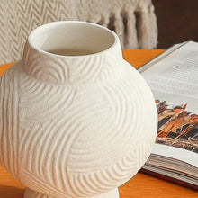  Athens ceramic vase white